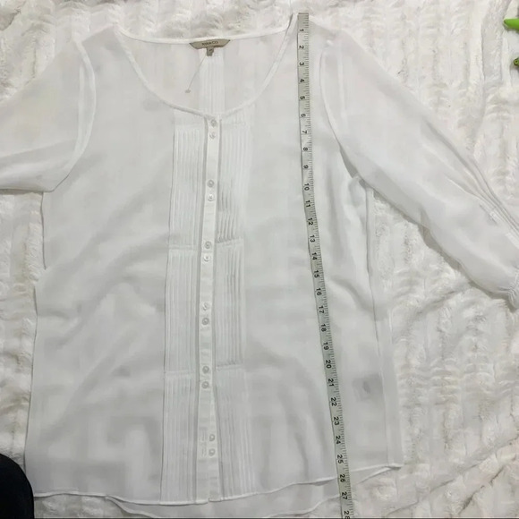 RW&CO white retro style 3/4 sleeves tunic Sz S/P - Picture 10 of 11